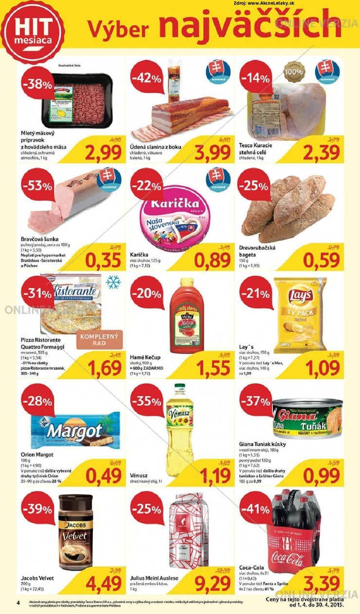 leták extra Tesco leták strana 4 leták extra Tesco leták strana 4