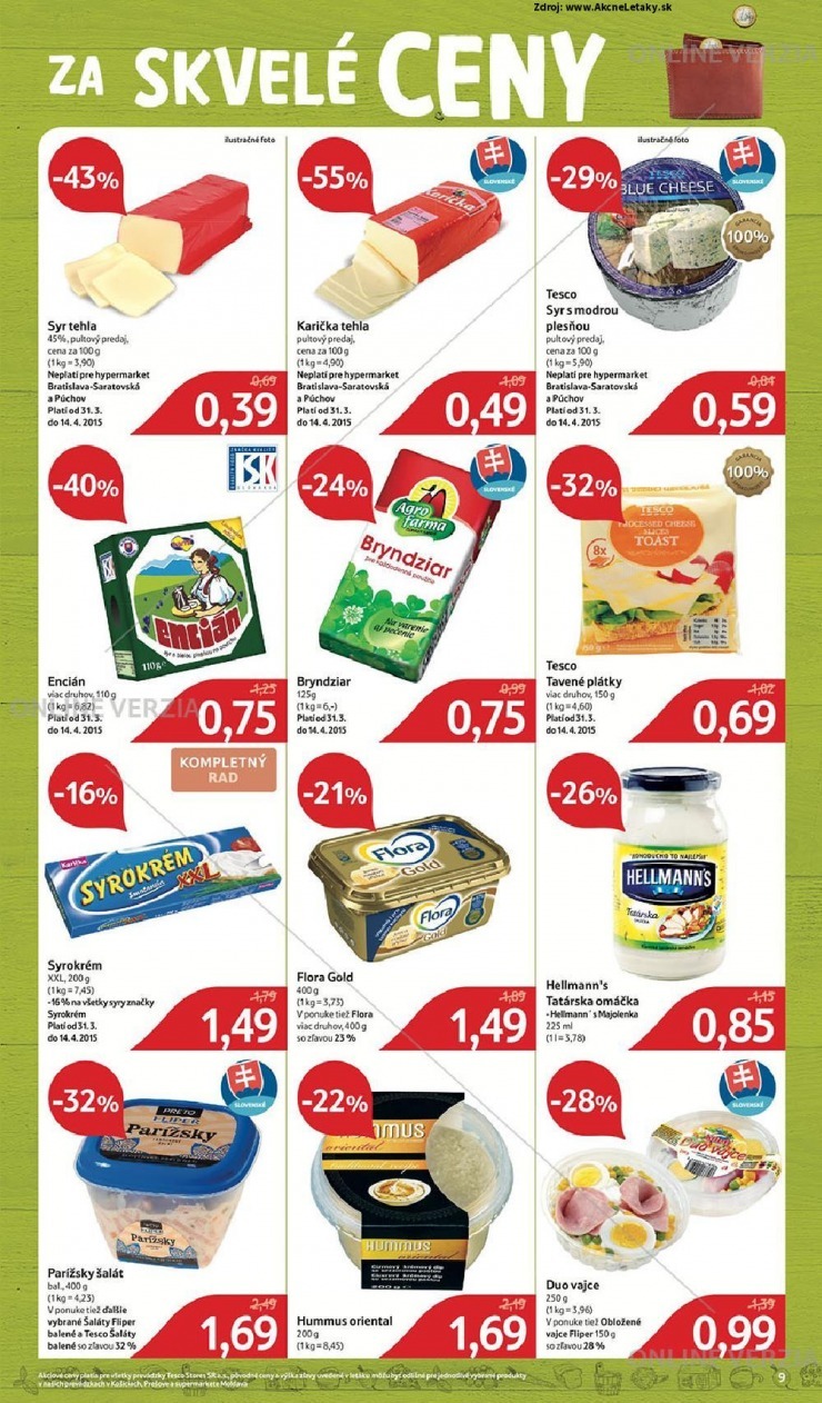 leták extra Tesco leták strana 9 leták extra Tesco leták strana 9