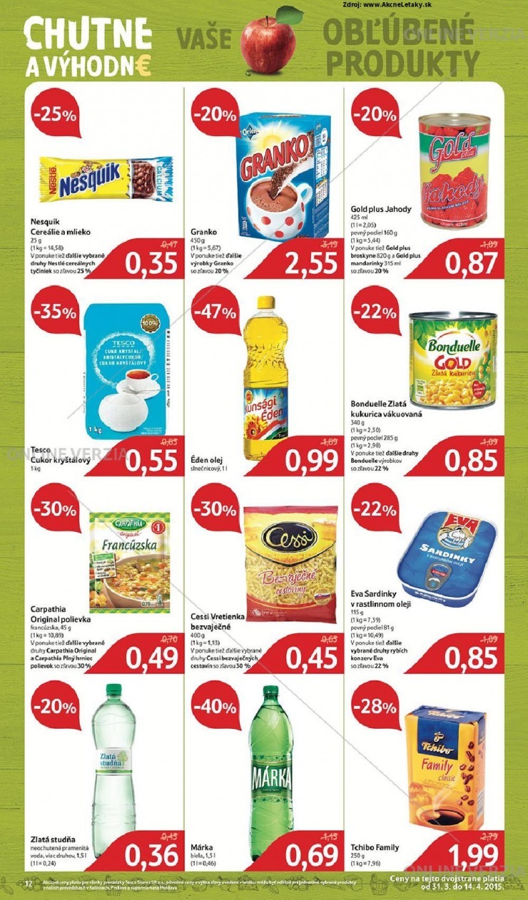 leták extra Tesco leták strana 12 leták extra Tesco leták strana 12