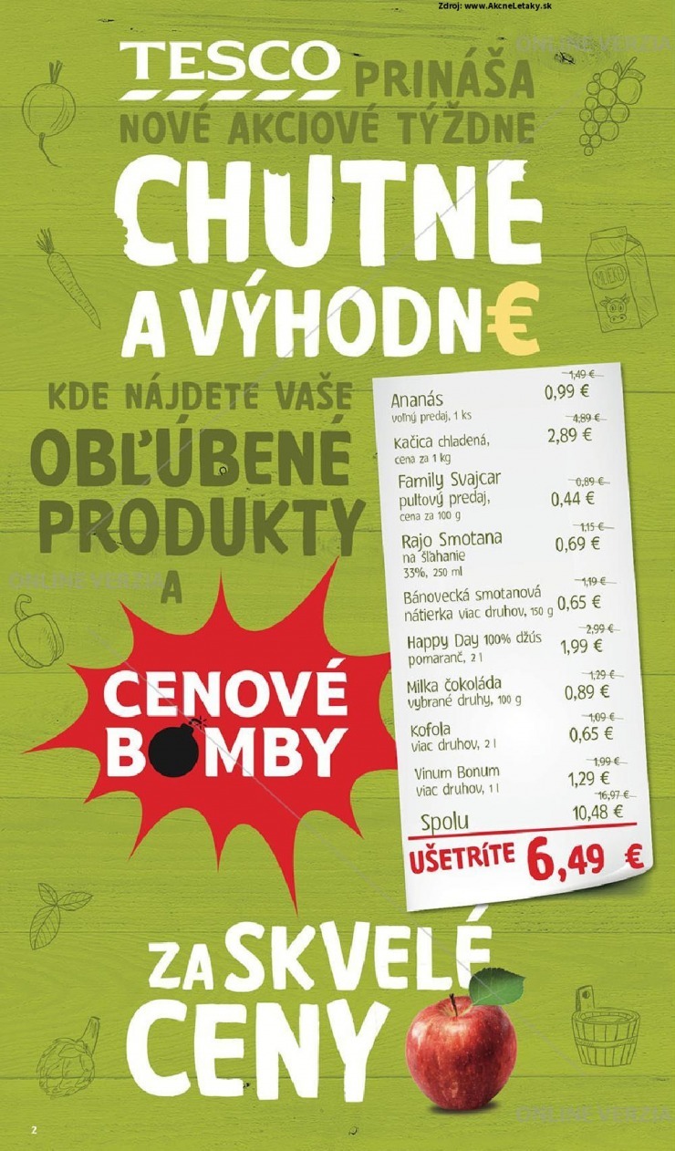 leták aktuálna ponuka Tesco strana 2 leták aktuálna ponuka Tesco strana 2