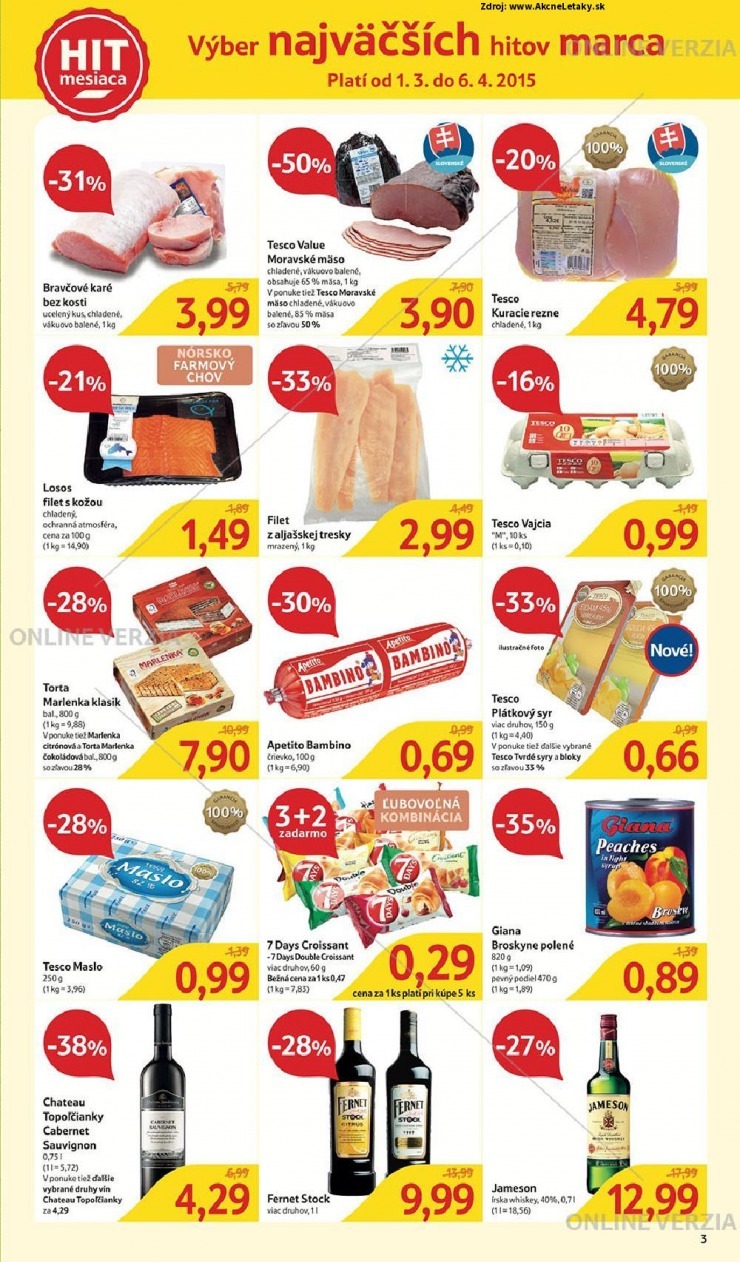 leták aktuálna ponuka Tesco strana 3 leták aktuálna ponuka Tesco strana 3