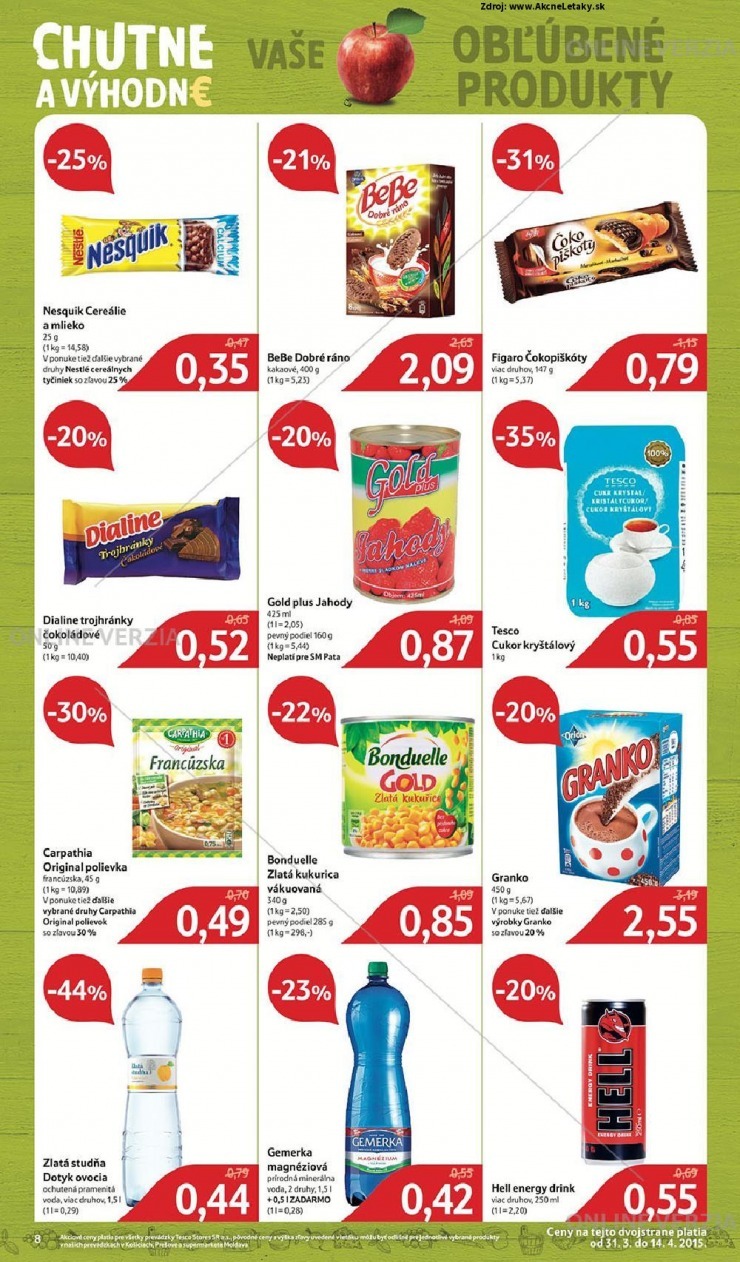 leták aktuálna ponuka Tesco strana 8 leták aktuálna ponuka Tesco strana 8