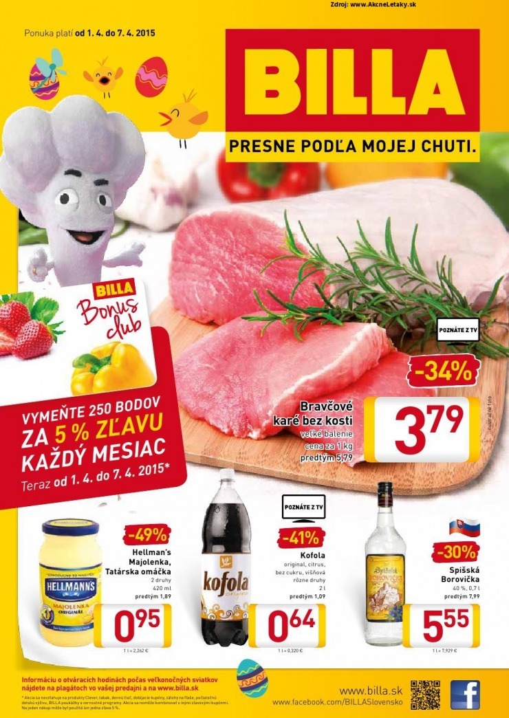 leták Billa aktuálny leták strana 1 leták Billa aktuálny leták strana 1