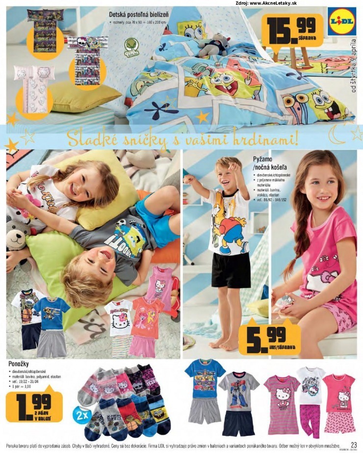 leták Lidl mimoriadný leták strana 23 leták Lidl mimoriadný leták strana 23