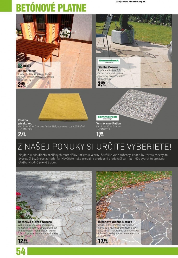 leták aktuálny katalóg bauMax strana 54 leták aktuálny katalóg bauMax strana 54
