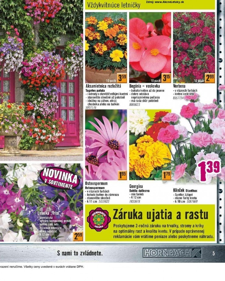 leták leták HORNBACH - Jarná kolekcia strana 5 leták leták HORNBACH - Jarná kolekcia strana 5