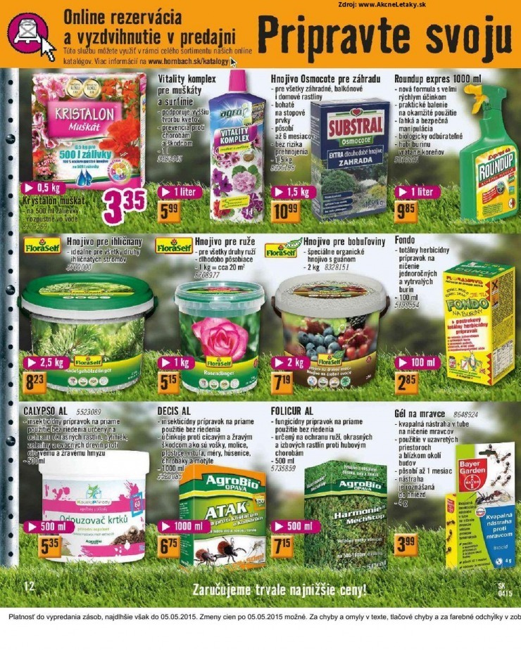 leták leták HORNBACH - Jarná kolekcia strana 12 leták leták HORNBACH - Jarná kolekcia strana 12