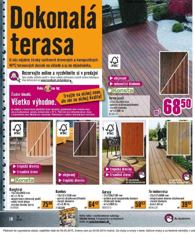 leták leták HORNBACH - Jarná kolekcia strana 18 leták leták HORNBACH - Jarná kolekcia strana 18