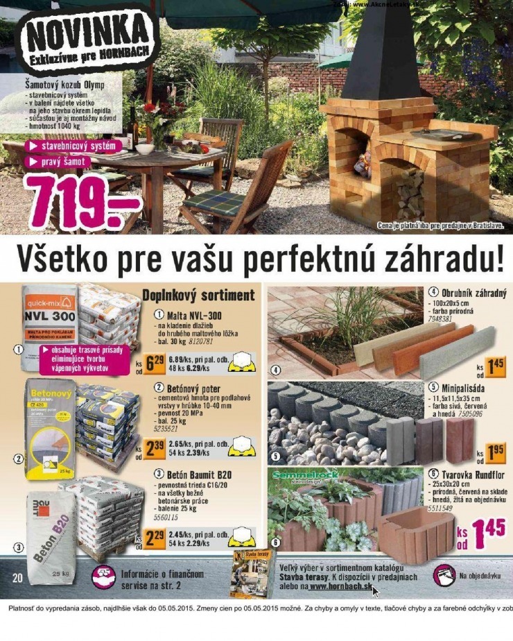 leták leták HORNBACH - Jarná kolekcia strana 20 leták leták HORNBACH - Jarná kolekcia strana 20