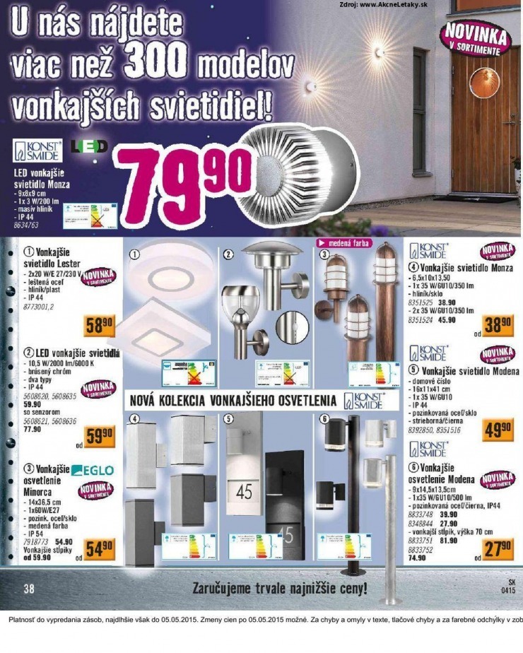 leták leták HORNBACH - Jarná kolekcia strana 38 leták leták HORNBACH - Jarná kolekcia strana 38