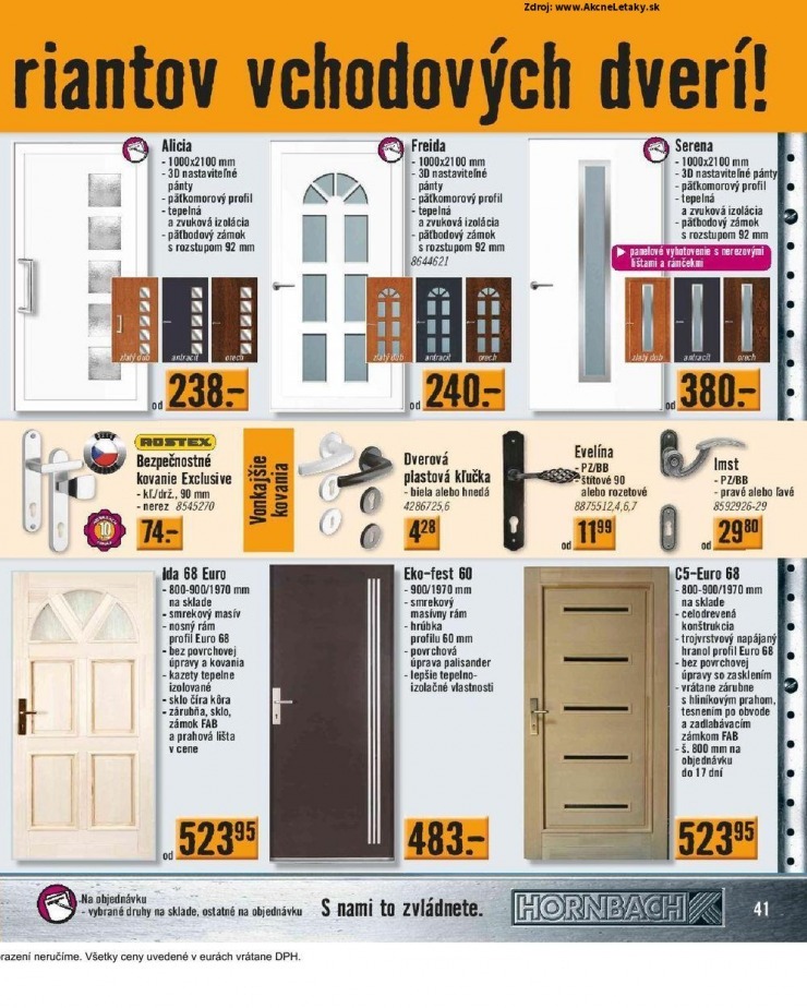 leták leták HORNBACH - Jarná kolekcia strana 41 leták leták HORNBACH - Jarná kolekcia strana 41