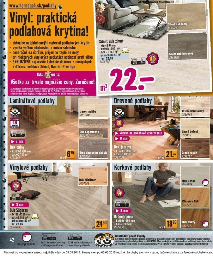 leták leták HORNBACH - Jarná kolekcia strana 42 leták leták HORNBACH - Jarná kolekcia strana 42