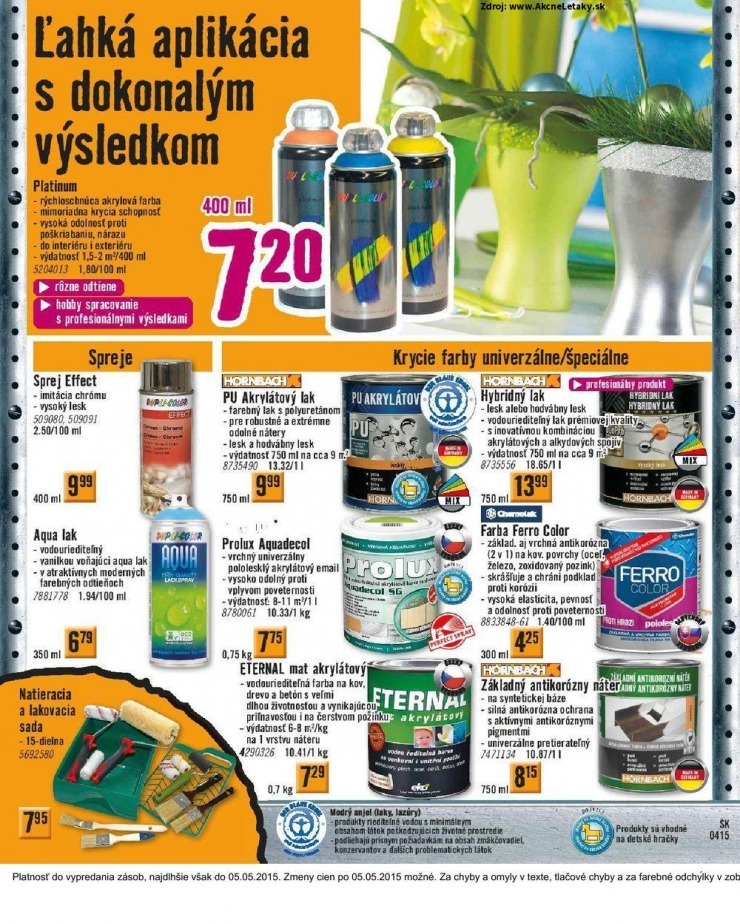 leták leták HORNBACH - Jarná kolekcia strana 46 leták leták HORNBACH - Jarná kolekcia strana 46