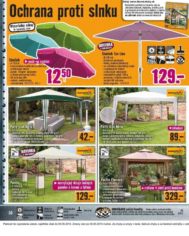 leták leták HORNBACH - Jarná kolekcia strana 50 leták leták HORNBACH - Jarná kolekcia strana 50