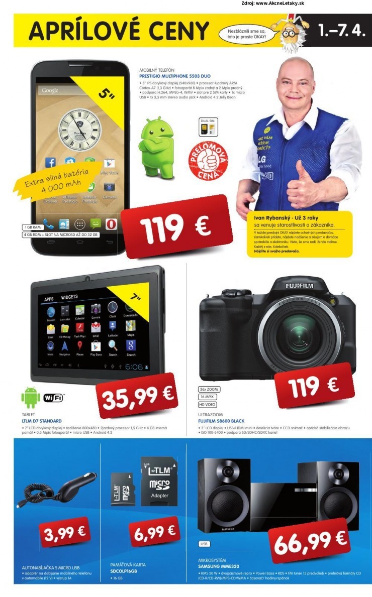 leták Okay leták - Aprílové ceny strana 2 leták Okay leták - Aprílové ceny strana 2