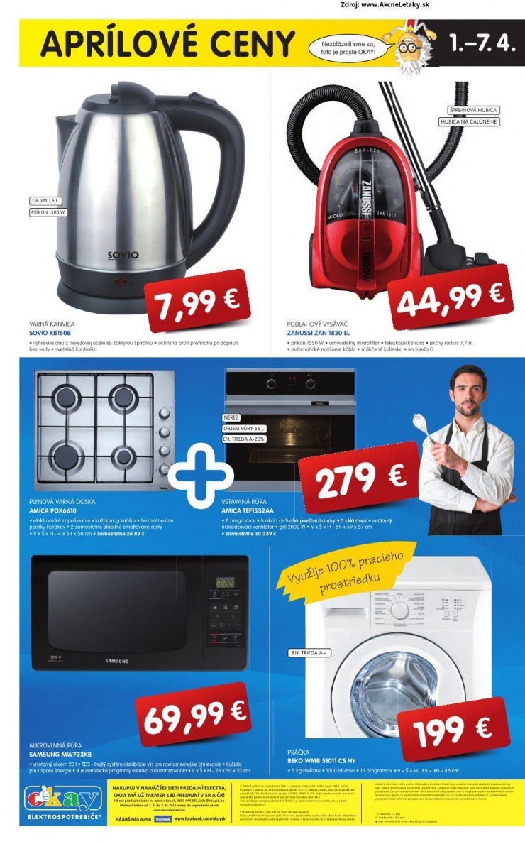 leták Okay leták - Aprílové ceny strana 4 leták Okay leták - Aprílové ceny strana 4