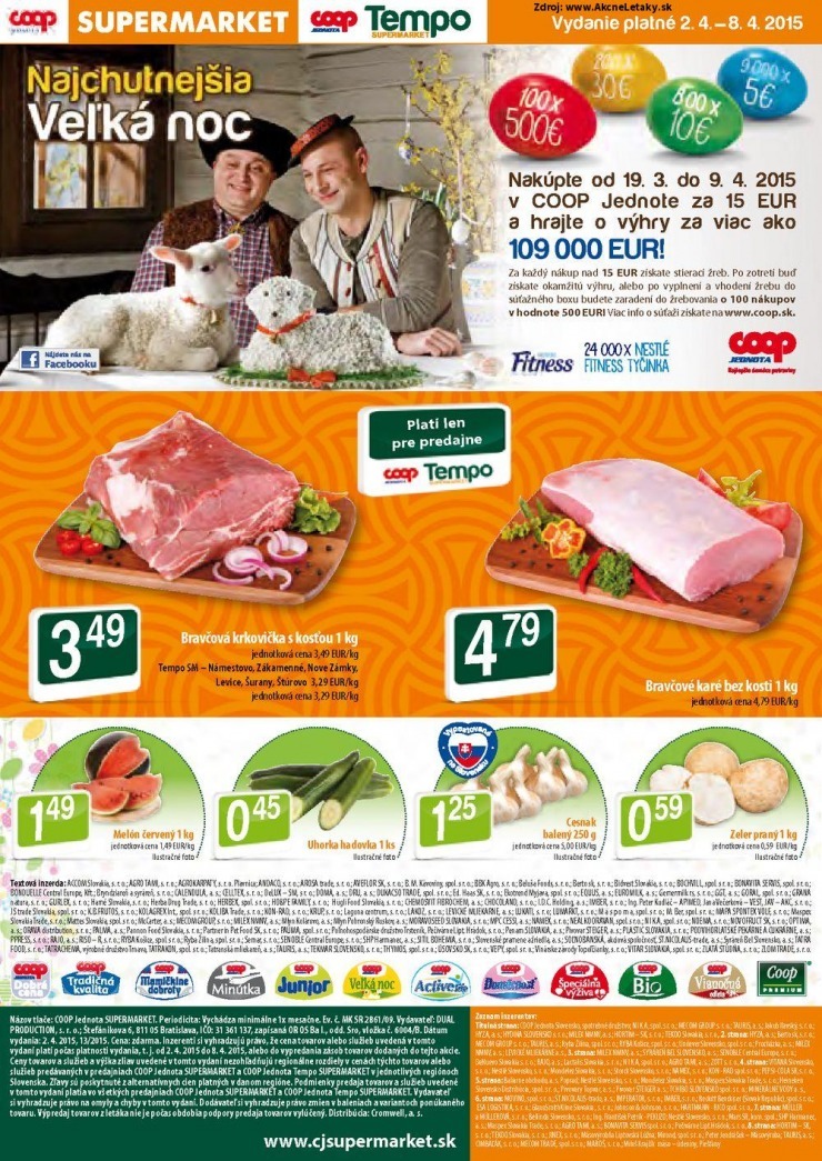 leták akciová ponuka COOP strana 8 leták akciová ponuka COOP strana 8