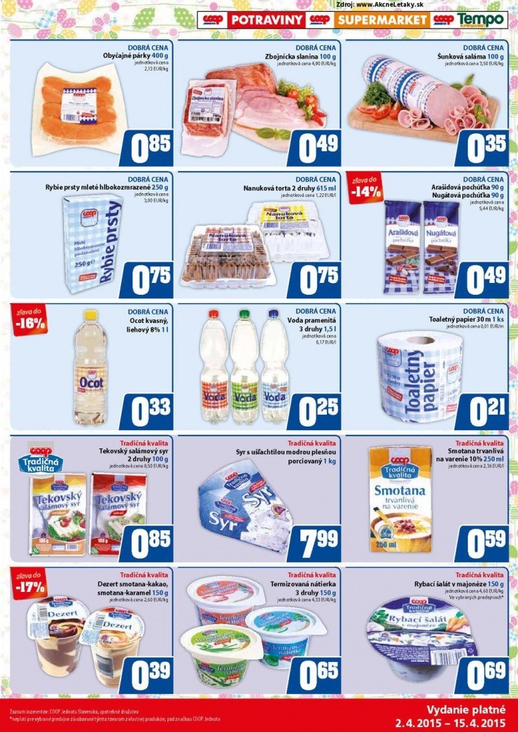 leták mimoriadný COOP leták strana 9 leták mimoriadný COOP leták strana 9
