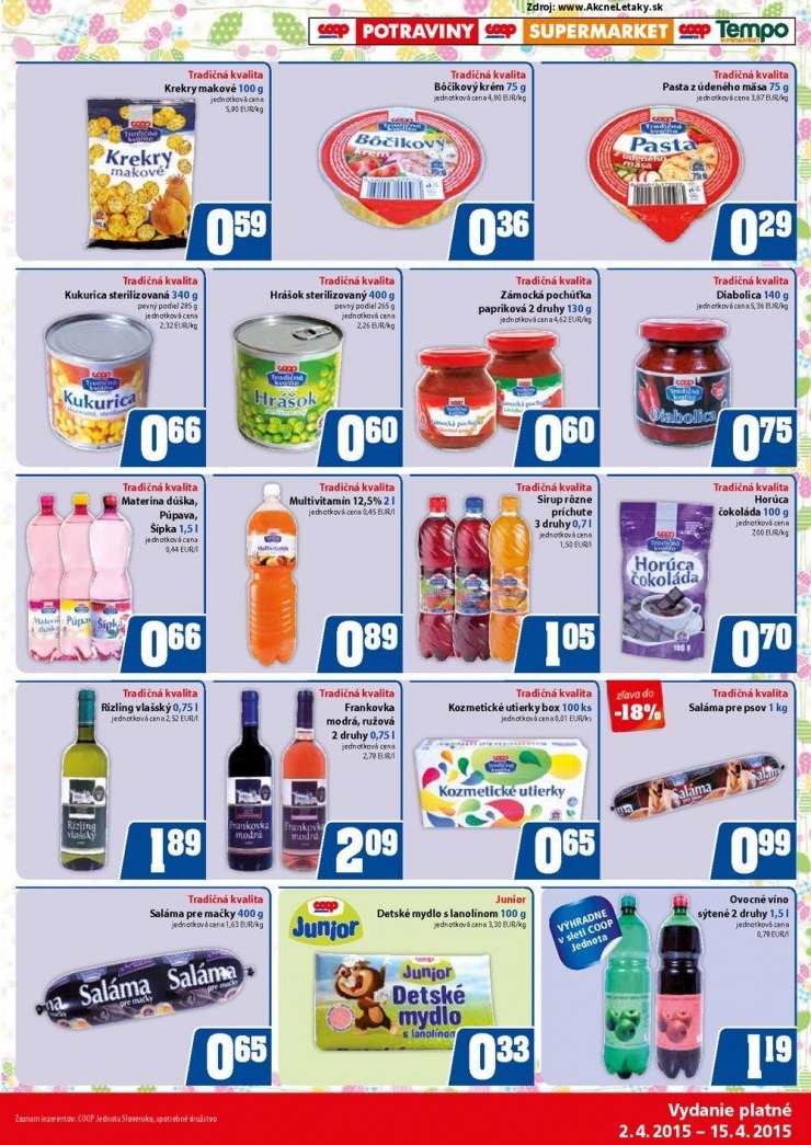 leták mimoriadný COOP leták strana 11 leták mimoriadný COOP leták strana 11