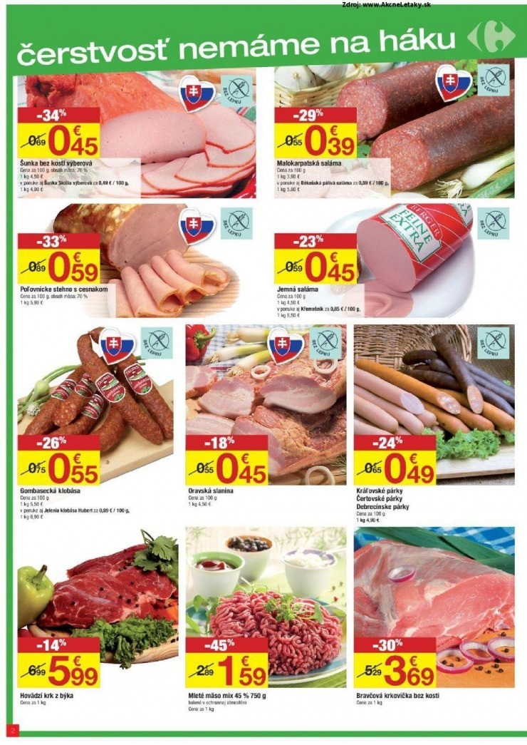 leták extra ponuka Carrefour strana 2 leták extra ponuka Carrefour strana 2