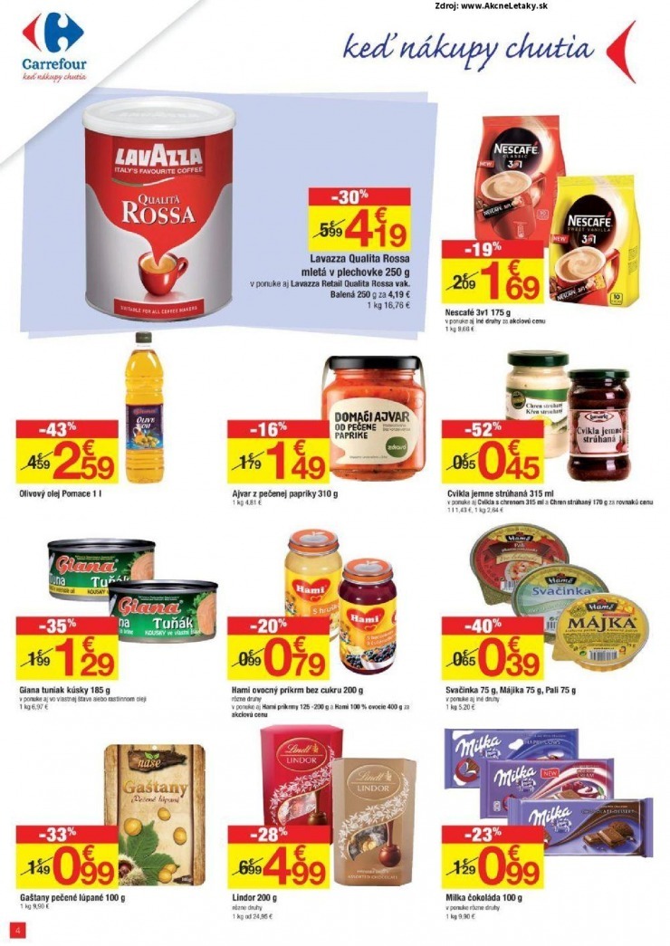 leták extra ponuka Carrefour strana 4 leták extra ponuka Carrefour strana 4